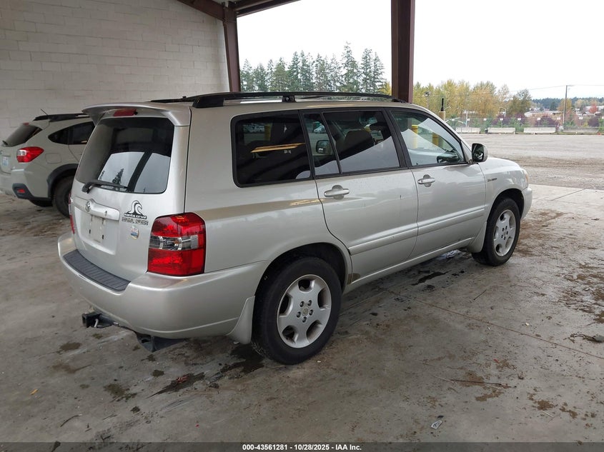 JTEDP21A740030727 2004 TOYOTA HIGHLANDER photo no. 4