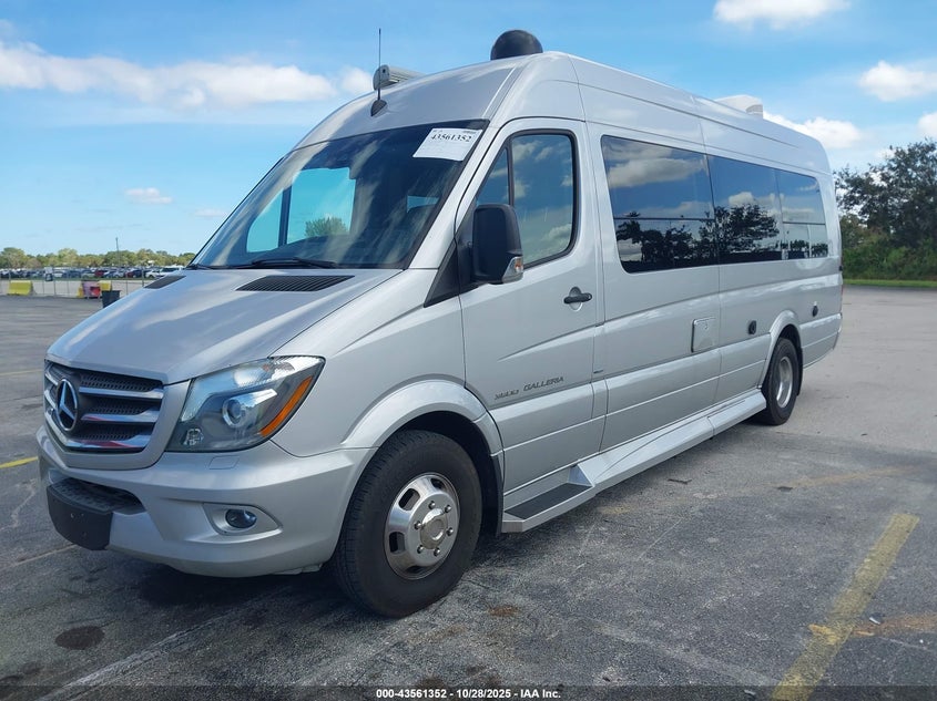 2016 Mercedes-Benz Sprinter 3500 High Roof silver van diesel WDAPF4CC2GP253822 photo #3
