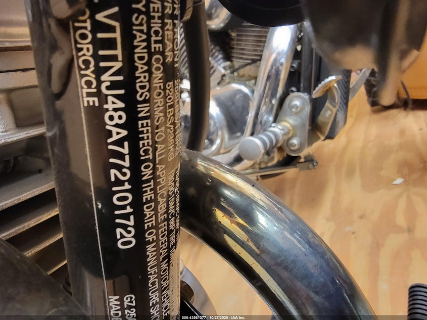 2007 SUZUKI GZ250 - VTTNJ48A772101720