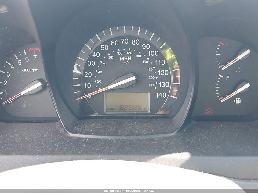 2008 Kia Spectra Ex VIN: KNAFE121785545423 Lot: 43561637