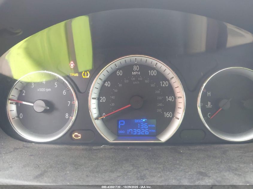 2009 Hyundai Sonata Limited V6 VIN: 5NPEU46F79H414552 Lot: 43561720