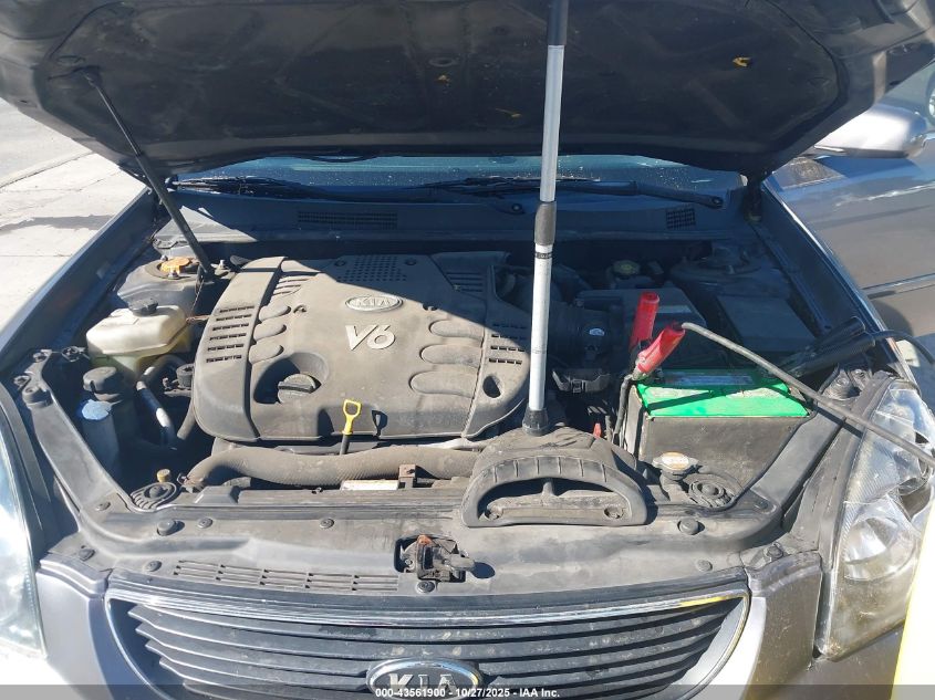 2007 Kia Optima Ex V6 VIN: KNAGE124675117422 Lot: 43561900