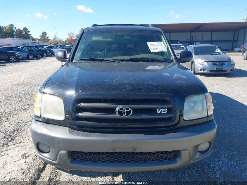 2003 Toyota Sequoia Sr5 V8 VIN: 5TDBT44A23S166418 Lot: 43561912