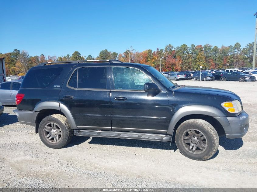 2003 Toyota Sequoia Sr5 V8 VIN: 5TDBT44A23S166418 Lot: 43561912