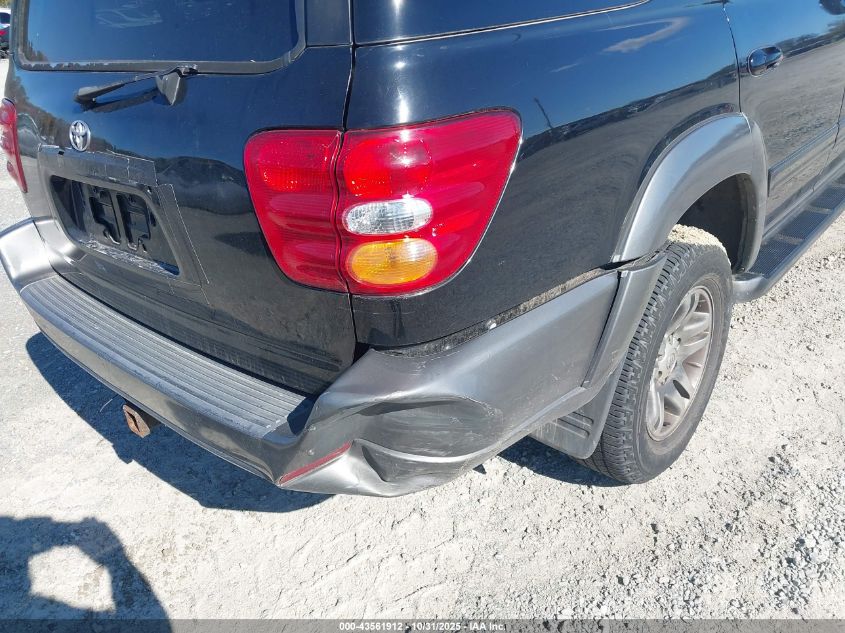 2003 Toyota Sequoia Sr5 V8 VIN: 5TDBT44A23S166418 Lot: 43561912