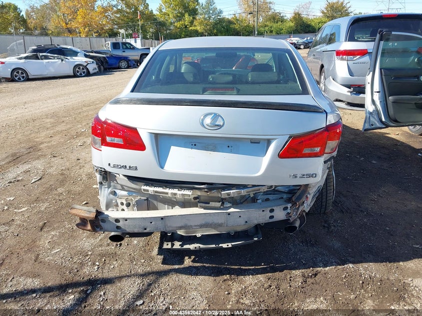 2006 Lexus Is 250 VIN: JTHBK262262007597 Lot: 43562042