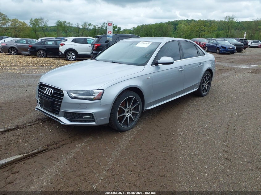 Vin: waubfafl2fn015431, lot: 44057117, audi a4 2.0t premium 20152