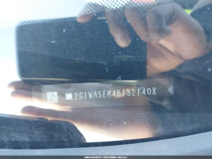 2011 Chevrolet Impala Ls VIN: 2G1WA5EK4B1321408 Lot: 43562077