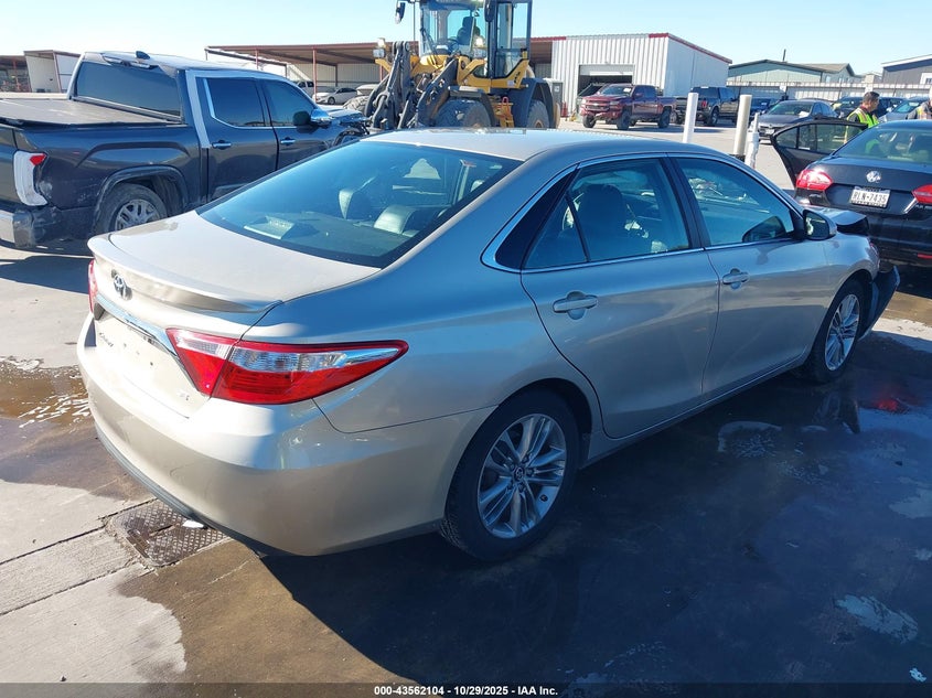 2016 Toyota Camry Se VIN: 4T1BF1FK2GU250795 Lot: 43562104