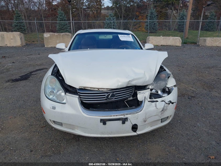 2002 Lexus Sc 430 VIN: JTHFN48Y320021830 Lot: 43562188