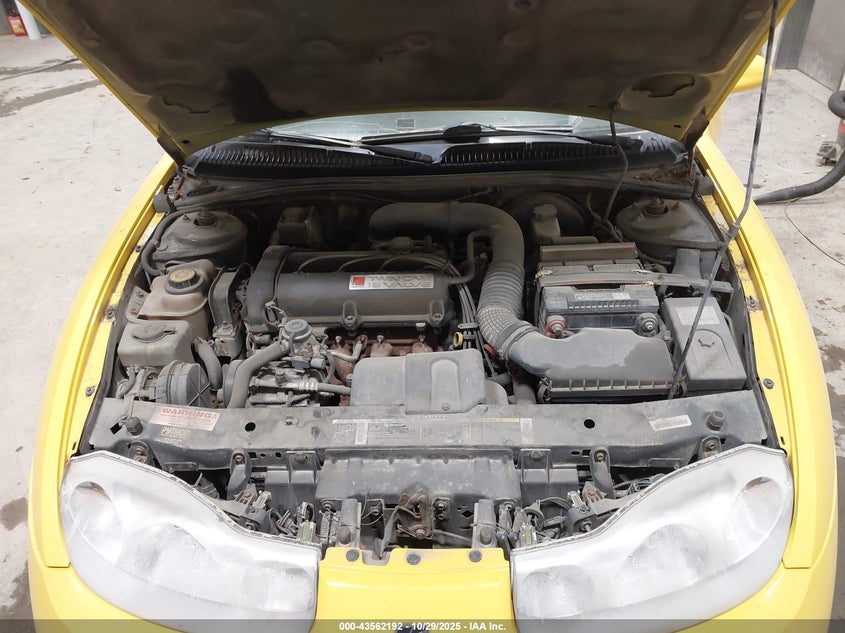 2001 Saturn Sc2 VIN: 1G8ZY14761Z307595 Lot: 43562192