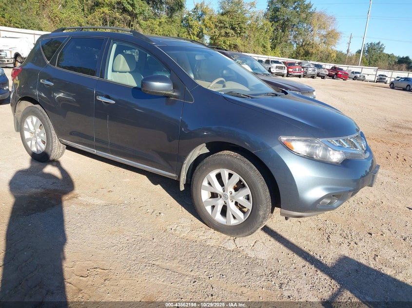 2011 Nissan Murano Sv VIN: JN8AZ1MU1BW060287 Lot: 43562198