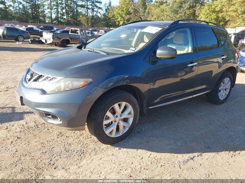 2011 Nissan Murano Sv VIN: JN8AZ1MU1BW060287 Lot: 43562198