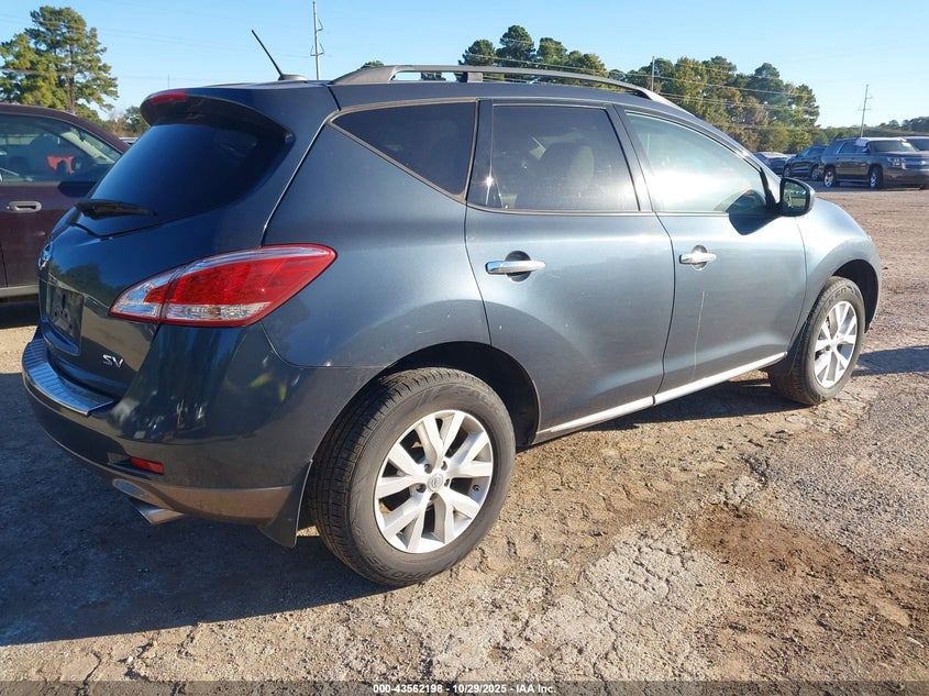 2011 Nissan Murano Sv VIN: JN8AZ1MU1BW060287 Lot: 43562198