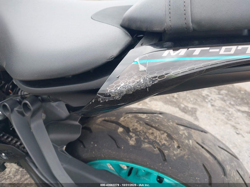 2022 Yamaha Mt07 VIN: JYARM32E8NA004414 Lot: 43562279