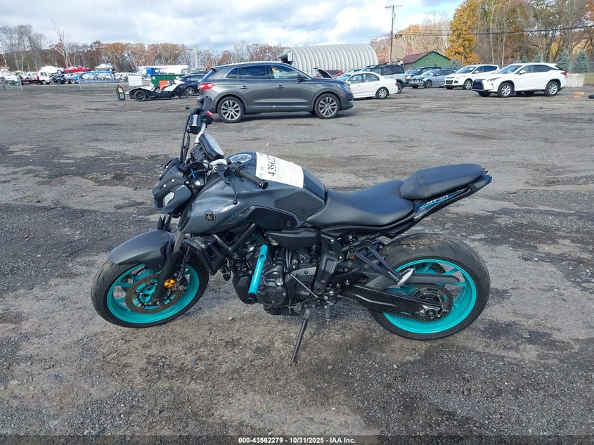 2022 Yamaha Mt07 VIN: JYARM32E8NA004414 Lot: 43562279