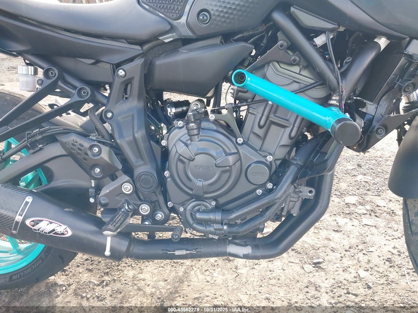 2022 Yamaha Mt07 VIN: JYARM32E8NA004414 Lot: 43562279