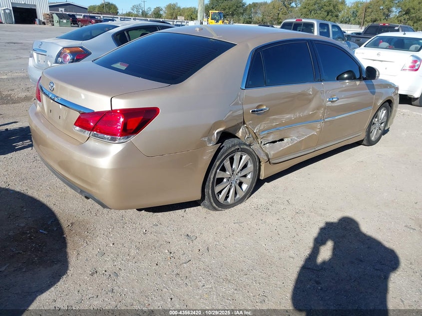 2011 Toyota Avalon Limited VIN: 4T1BK3DB6BU430770 Lot: 43562420