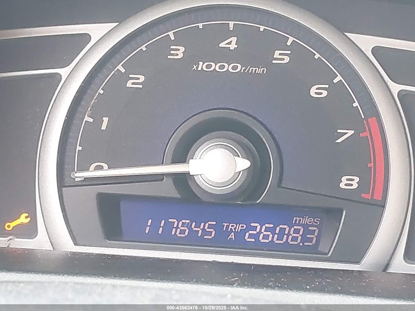 2008 Honda Civic Lx VIN: 2HGFG12678H572270 Lot: 43562476