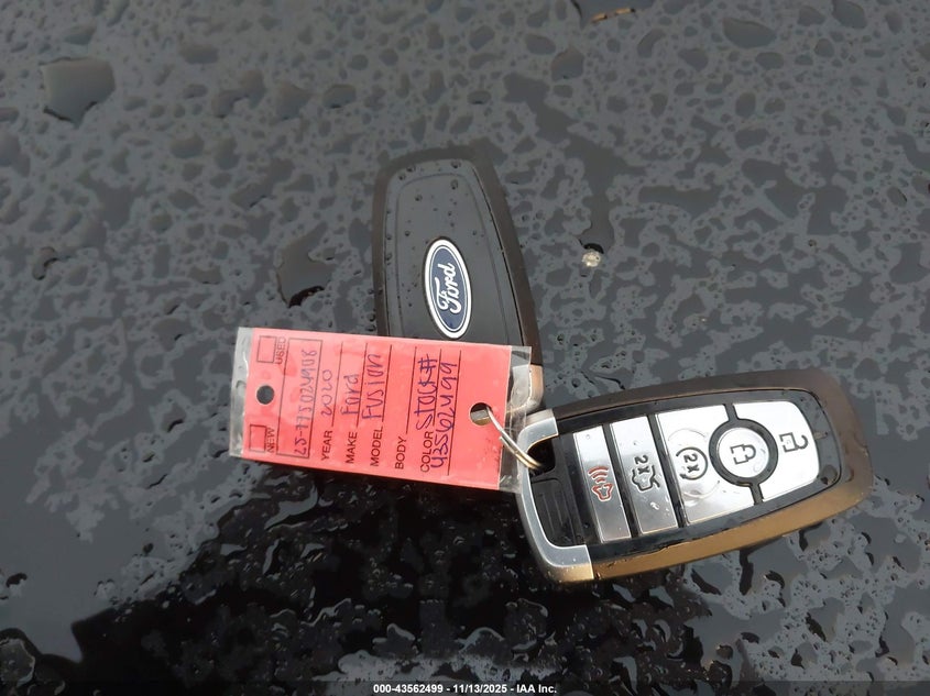 2020 Ford Fusion Titanium VIN: 3FA6P0K91LR175899 Lot: 43562499