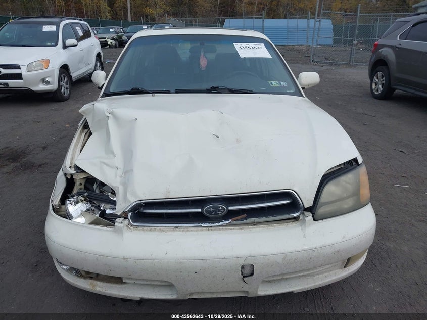 2000 Subaru Legacy Gt Limited VIN: 4S3BE6562Y7203324 Lot: 43562643