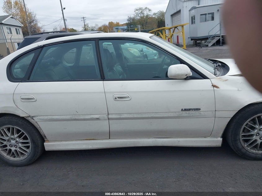 2000 Subaru Legacy Gt Limited VIN: 4S3BE6562Y7203324 Lot: 43562643