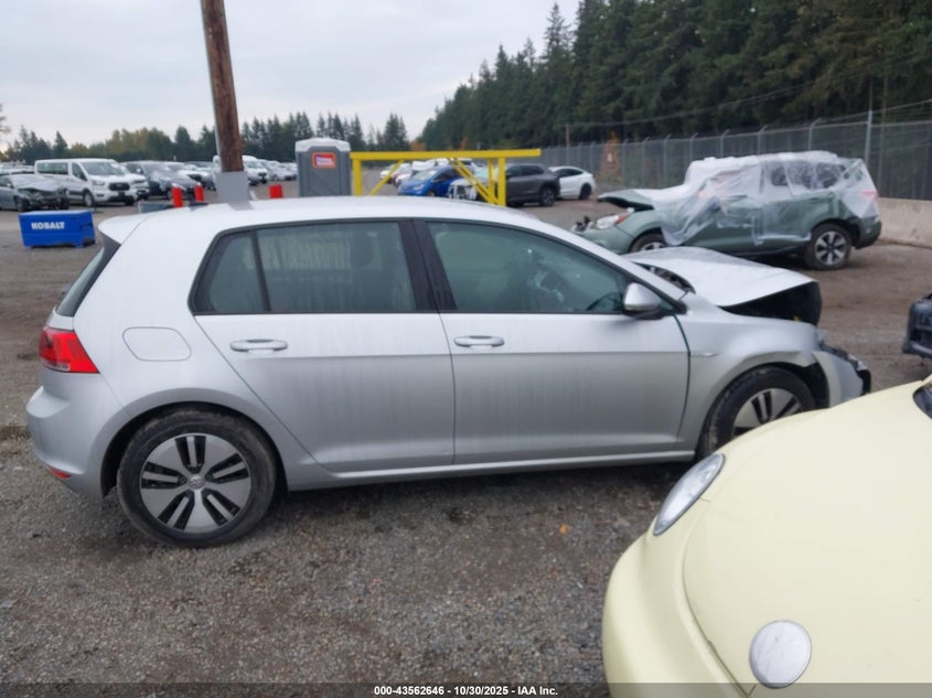2015 Volkswagen E-Golf Sel Premium VIN: WVWPP7AUXFW907445 Lot: 43562646