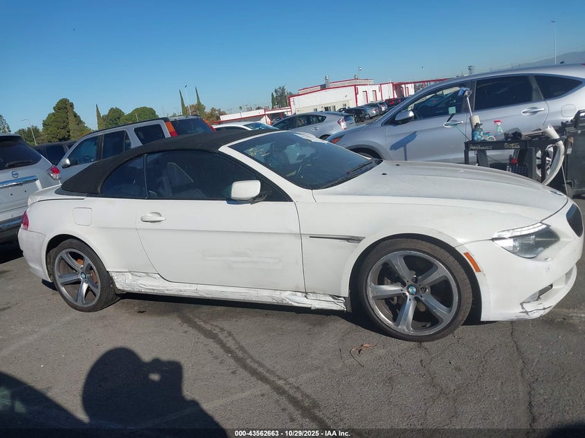 2009 BMW 650I VIN: WBAEB53589CX64272 Lot: 43562663