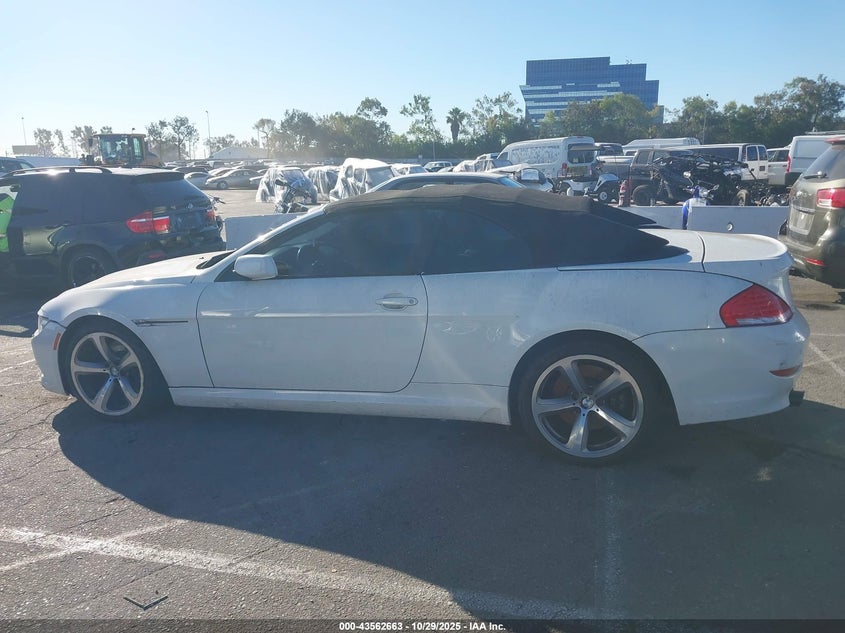 2009 BMW 650I VIN: WBAEB53589CX64272 Lot: 43562663