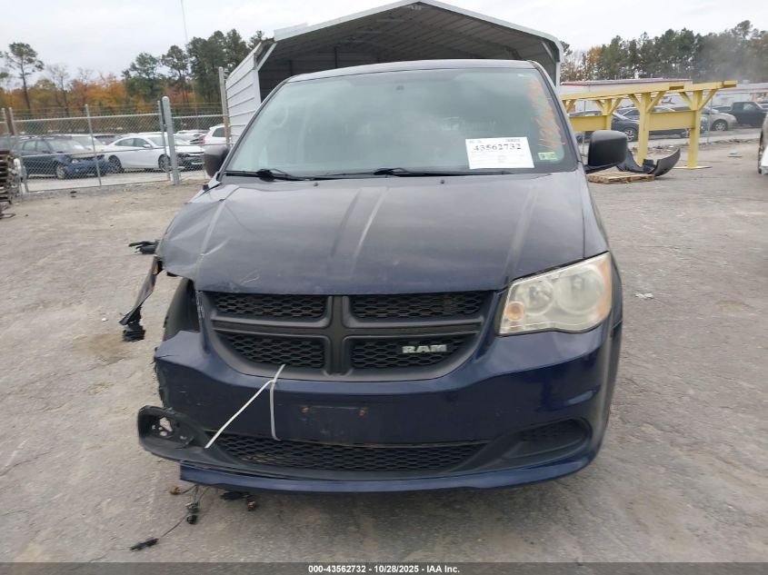 2013 Ram Cargo Tradesman VIN: 2C4JRGAG9DR786567 Lot: 43562732