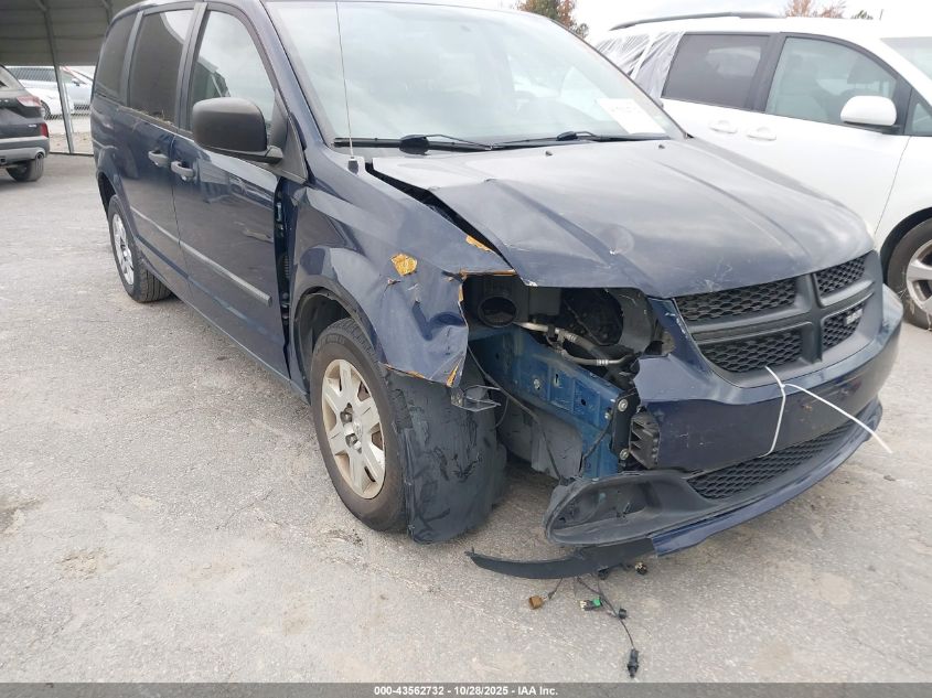 2013 Ram Cargo Tradesman VIN: 2C4JRGAG9DR786567 Lot: 43562732