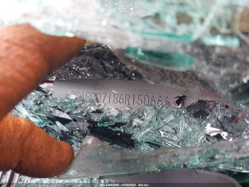 2006 Ford Fusion Se VIN: 3FAFP07186R150666 Lot: 43562756