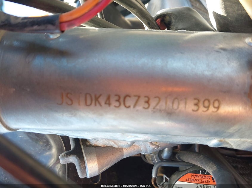 2003 Kawasaki Klx400 B VIN: JS1DK43C732101399 Lot: 43562832