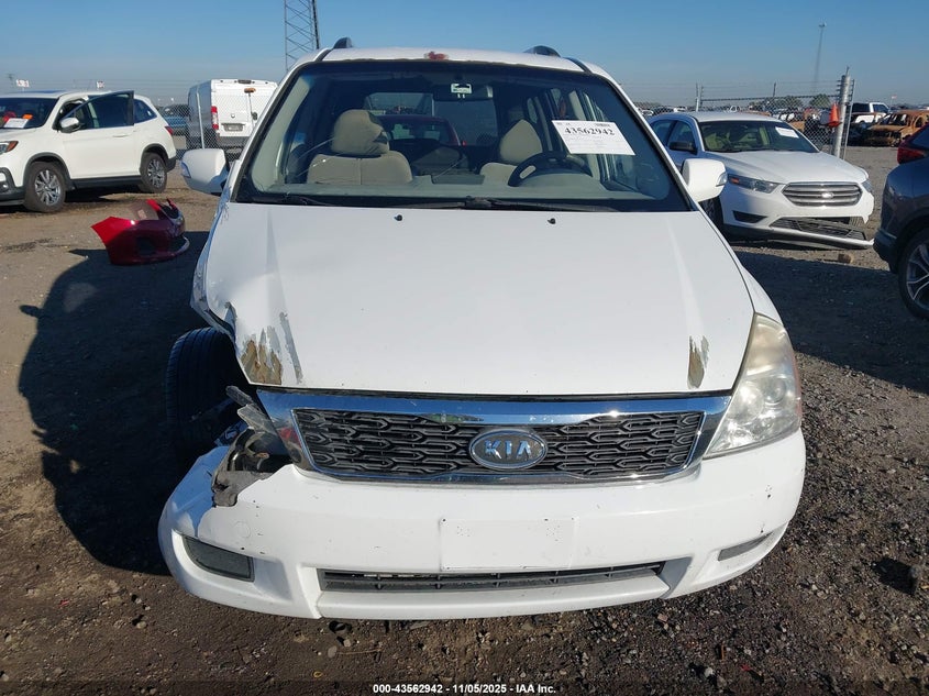 2012 Kia Sedona Lx VIN: KNDMG4C79C6417261 Lot: 43562942