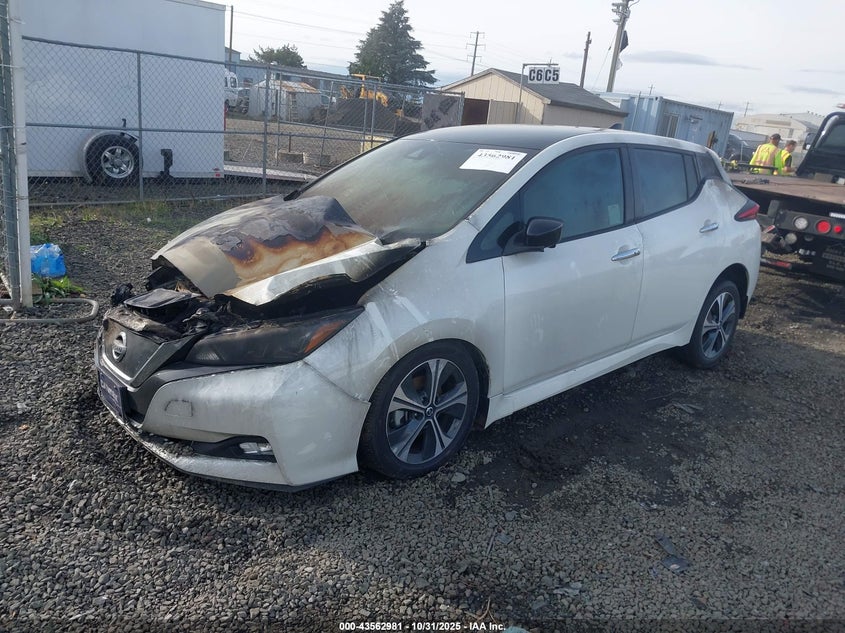 Vin: 1n4bz1cp4lc302154, lot: 44058023, nissan leaf sv plus 62 kwh 20202