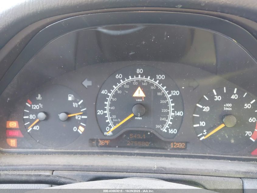 1999 Mercedes-Benz E 320 Awd VIN: WDBJF82H0XX015277 Lot: 43563015