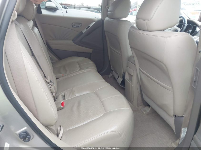 2009 Nissan Murano Sl VIN: JN8AZ18U09W022196 Lot: 43563061