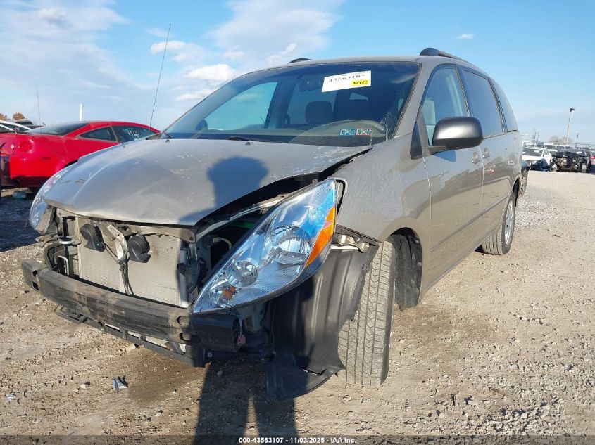 2008 Toyota Sienna Le VIN: 5TDZK23C58S119786 Lot: 43563107