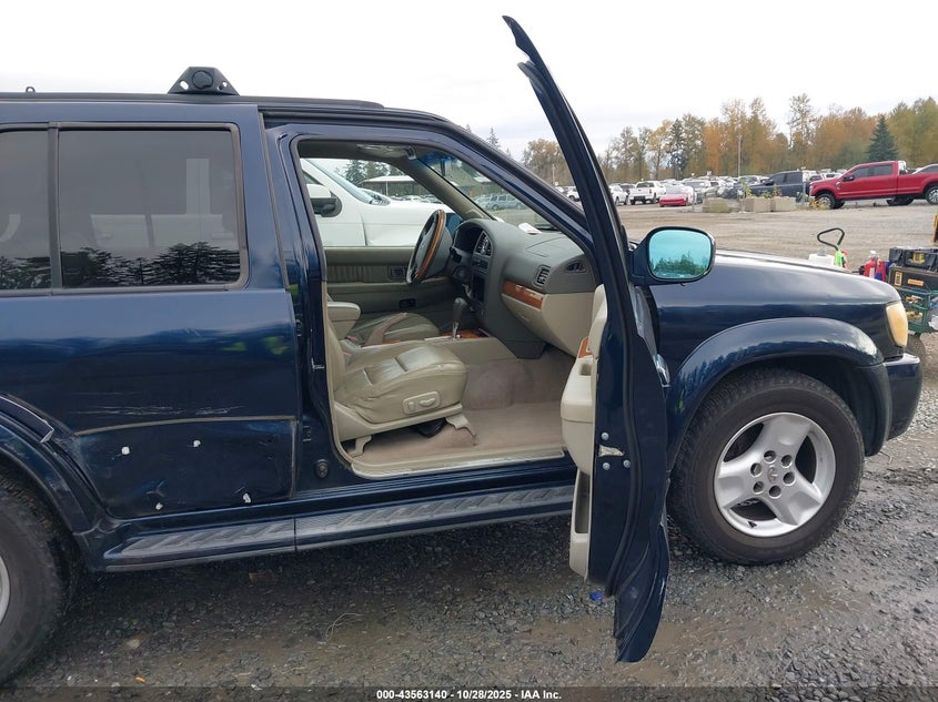 2002 Infiniti Qx4 Luxury VIN: JNRDR09Y22W254597 Lot: 43563140