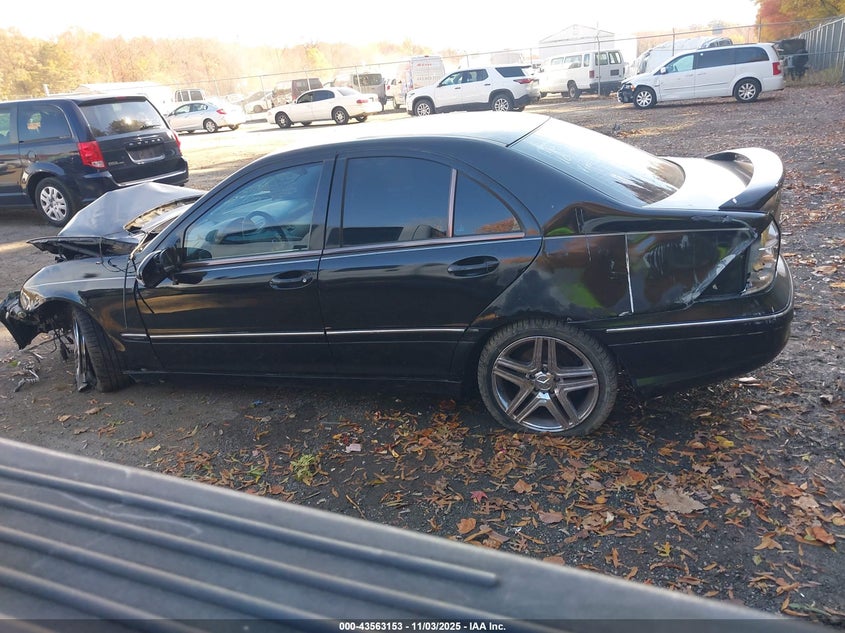 2003 Mercedes-Benz C 230 Kompressor Sport VIN: WDBRF40J53F400139 Lot: 43563153