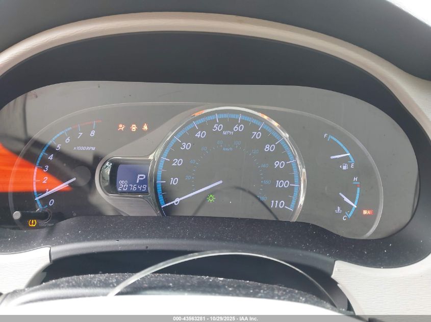 2011 Toyota Sienna Xle V6 VIN: 5TDYK3DC4BS062276 Lot: 43563281