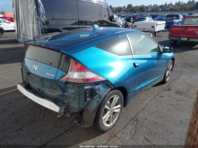 Vin: jhmzf1c61bs009016, lot: 44058366, honda cr-z ex 20114