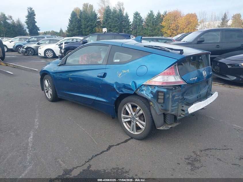 Vin: jhmzf1c61bs009016, lot: 44058366, honda cr-z ex 20113