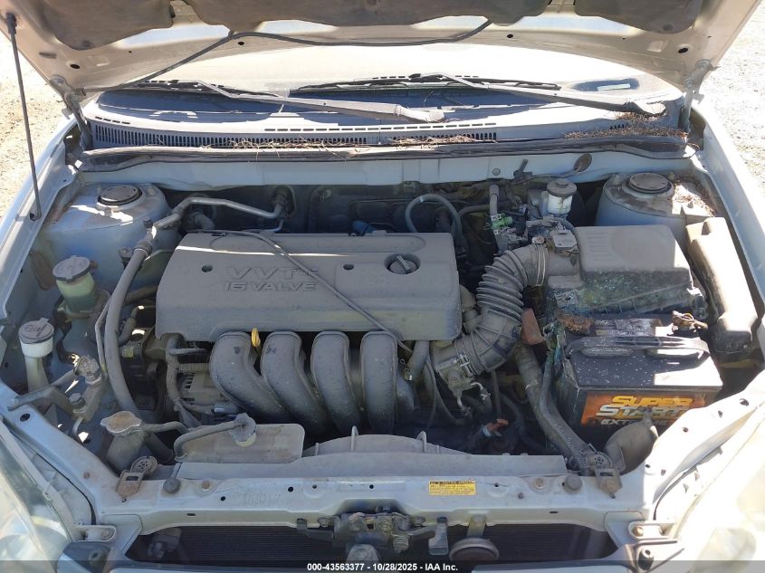 2005 Toyota Corolla VIN: 2T1BR32E25C882813 Lot: 43563377