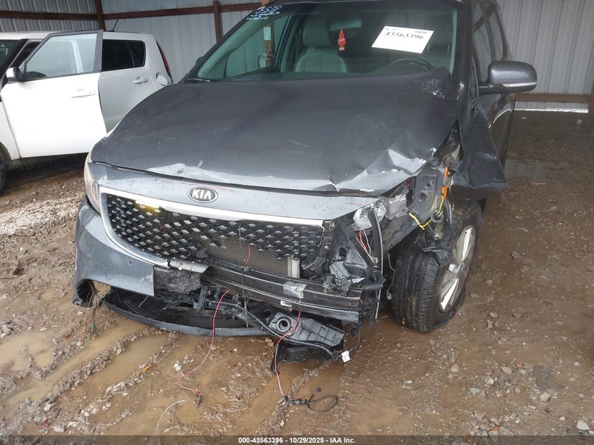 2017 Kia Sedona Lx VIN: KNDMB5C12H6324489 Lot: 43563396