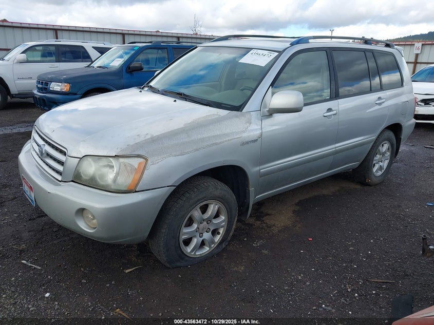 JTEHF21A720092551 2002 TOYOTA HIGHLANDER photo no. 2
