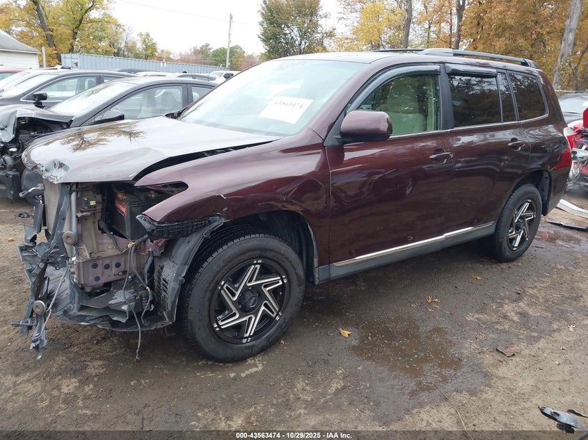 2012 Toyota Highlander Base V6 VIN: 5TDBK3EH1CS145696 Lot: 43563474