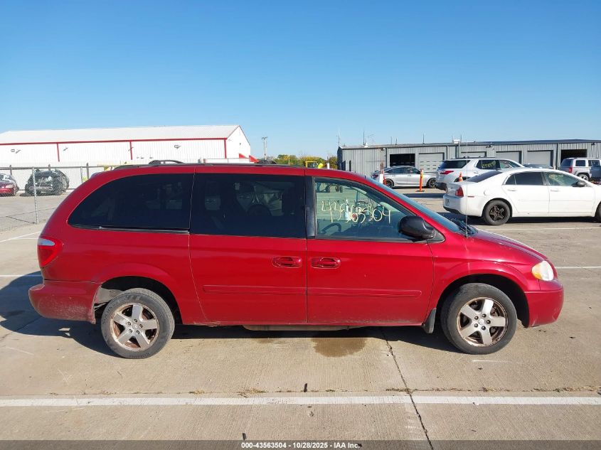 2007 Dodge Grand Caravan Sxt VIN: 2D4GP44L67R317225 Lot: 43563504