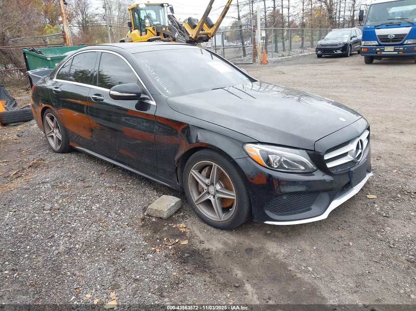 2015 MERCEDES-BENZ C 300 SPORT 4MATIC - 55SWF4KB9FU071432