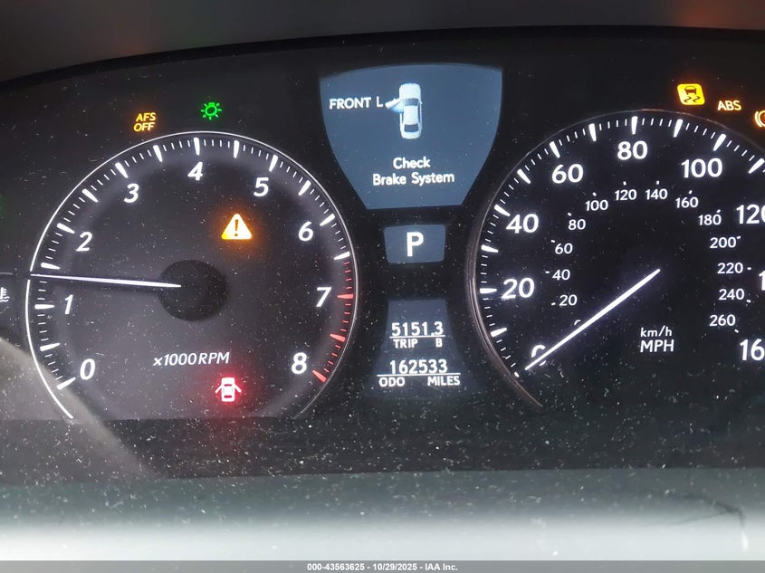 2008 Lexus Ls 460 VIN: JTHBL46F085073093 Lot: 43563625